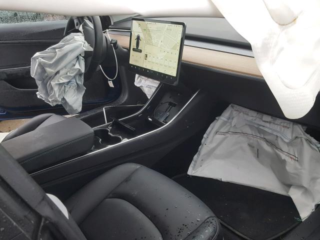 5YJ3E1EA2JF009873 - 2018 TESLA MODEL 3 BLUE photo 5