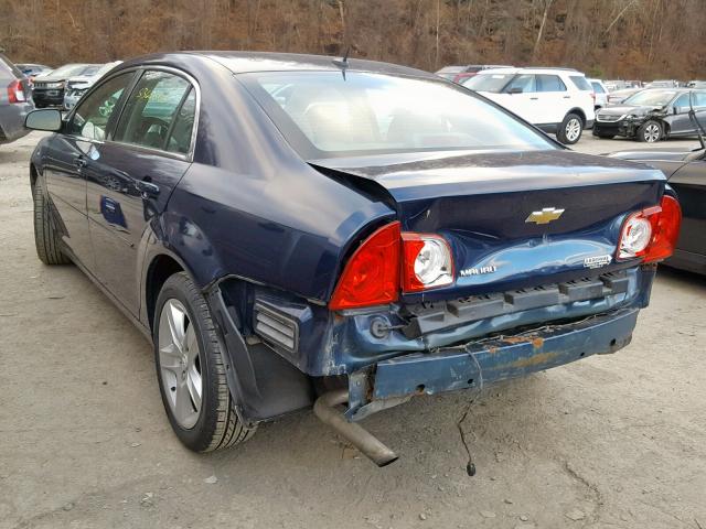 1G1ZB5EB2A4143530 - 2010 CHEVROLET MALIBU LS 蓝色 照片 3
