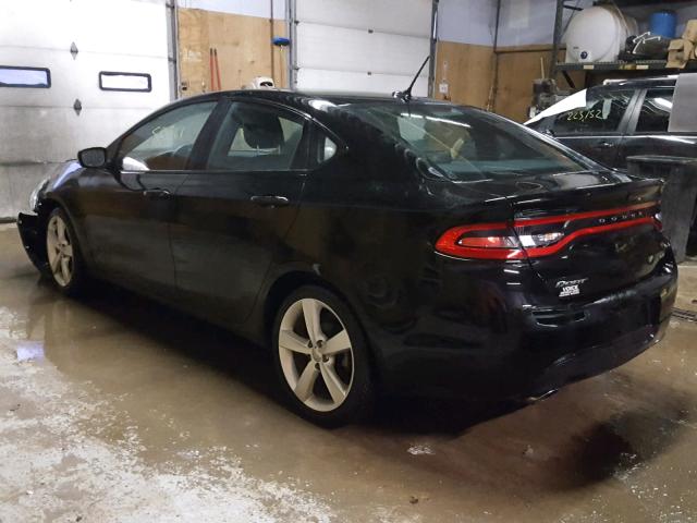 1C3CDFEB8FD212682 - 2015 DODGE DART GT BLACK photo 3