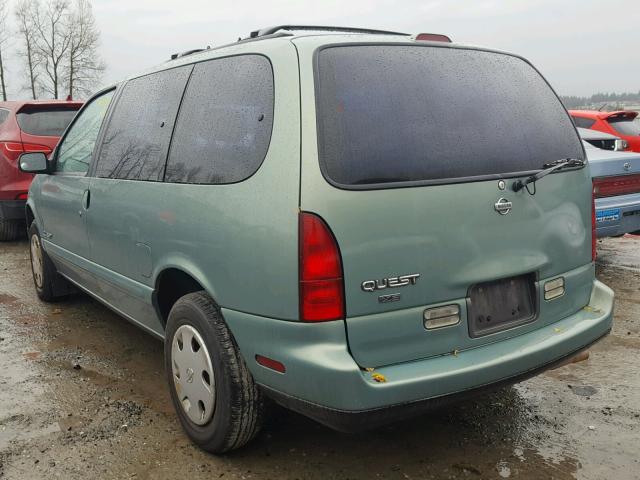 4N2DN11W9SD855462 - 1995 NISSAN QUEST XE TURQUOISE photo 3