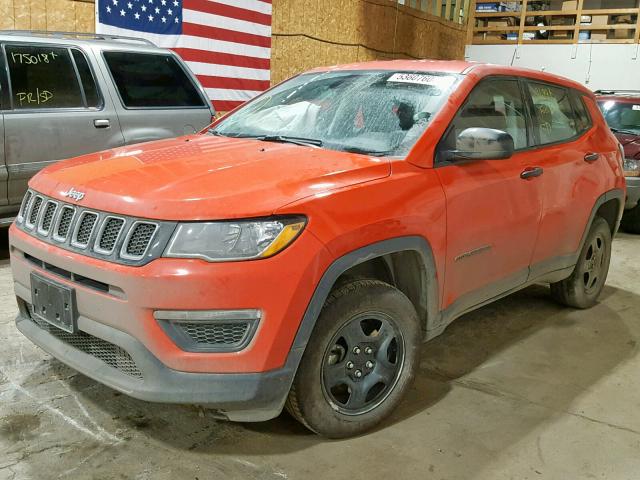 3C4NJDAB5JT117779 - 2018 JEEP COMPASS SP ნარინჯისფერი ფოტო 2