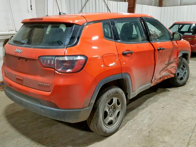 3C4NJDAB5JT117779 - 2018 JEEP COMPASS SP ნარინჯისფერი ფოტო 4