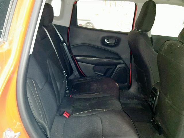 3C4NJDAB5JT117779 - 2018 JEEP COMPASS SP ნარინჯისფერი ფოტო 6
