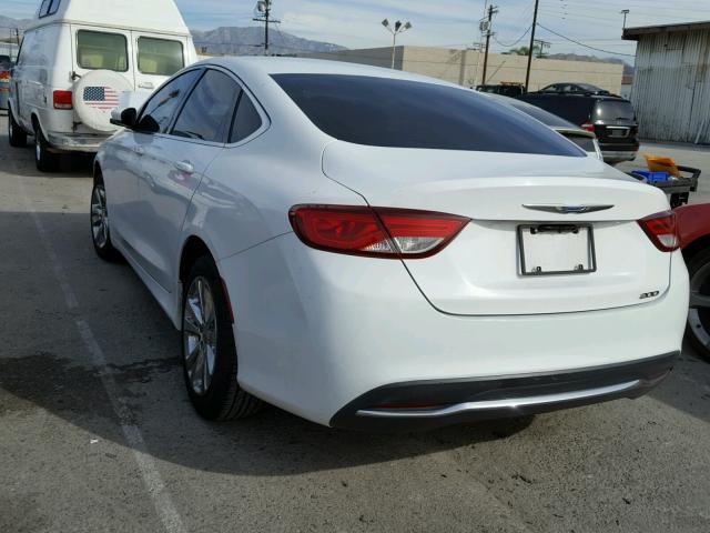 1C3CCCAB1FN695157 - 2015 CHRYSLER 200 LIMITE WHITE photo 3