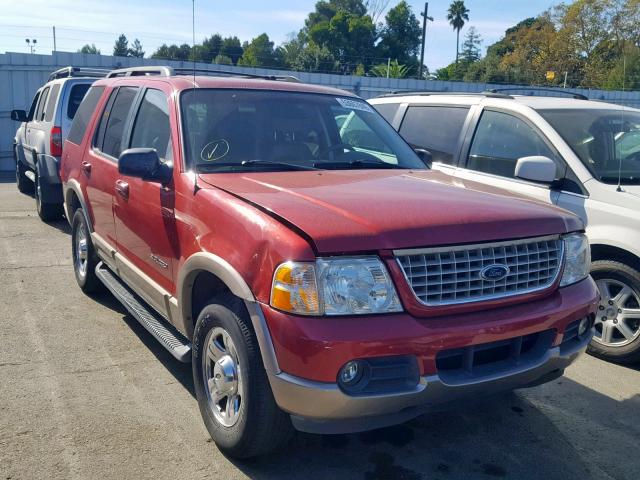 1FMDU74W02ZC03168 - 2002 FORD EXPLORER E RED photo 1