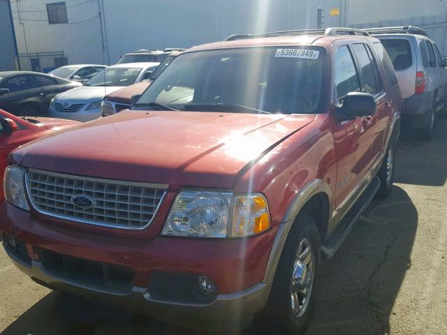 1FMDU74W02ZC03168 - 2002 FORD EXPLORER E RED photo 2