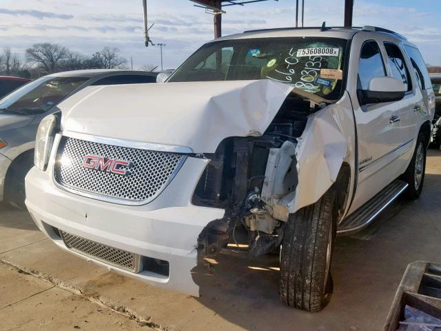 1GKFK63887J183116 - 2007 GMC YUKON DENA WHITE photo 2