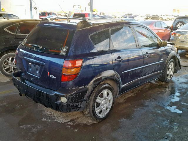 5Y2SL62883Z418554 - 2003 PONTIAC VIBE BLUE photo 4