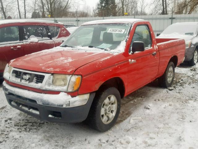 1N6DD21SXWC303549 - 1998 NISSAN FRONTIER X RED photo 2