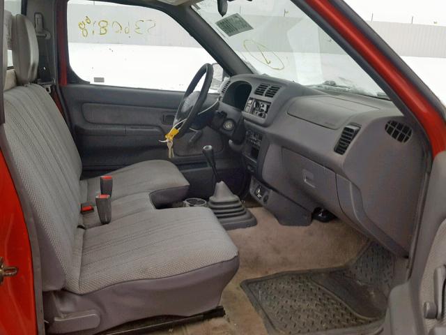 1N6DD21SXWC303549 - 1998 NISSAN FRONTIER X RED photo 5