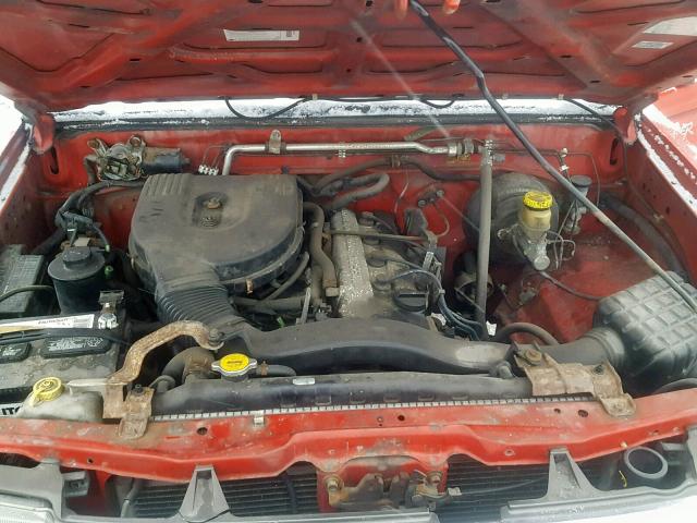 1N6DD21SXWC303549 - 1998 NISSAN FRONTIER X RED photo 7