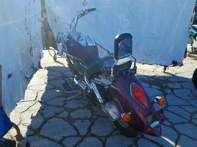 1HFSC52065A210067 - 2005 HONDA VT1300 S PURPLE photo 3