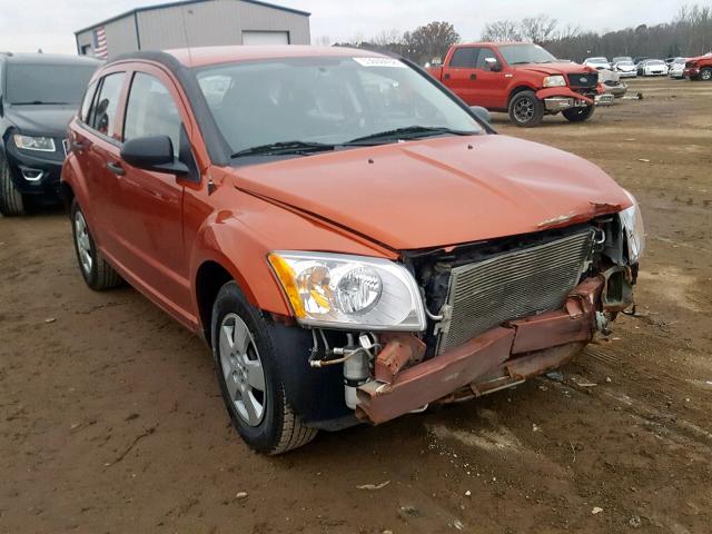 1B3HB28B18D571744 - 2008 DODGE CALIBER ORANGE photo 1