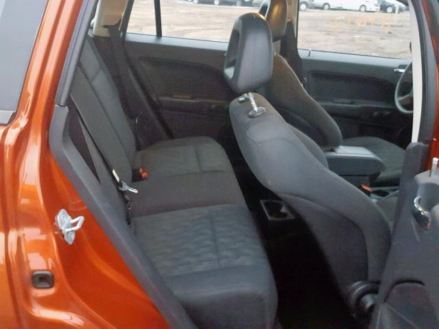 1B3HB28B18D571744 - 2008 DODGE CALIBER ORANGE photo 6