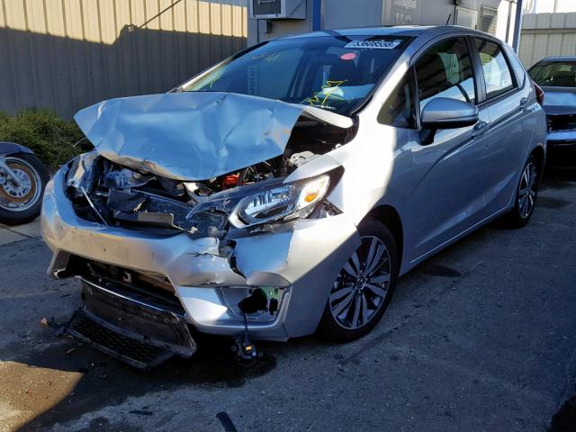 3HGGK5H83FM727267 - 2015 HONDA FIT EX SILVER photo 2