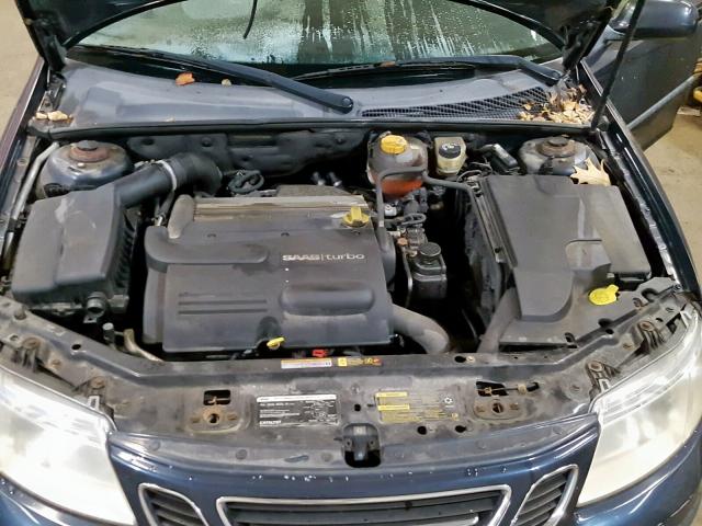 YS3FD45Y751051669 - 2005 SAAB 9-3 ARC BLUE photo 7