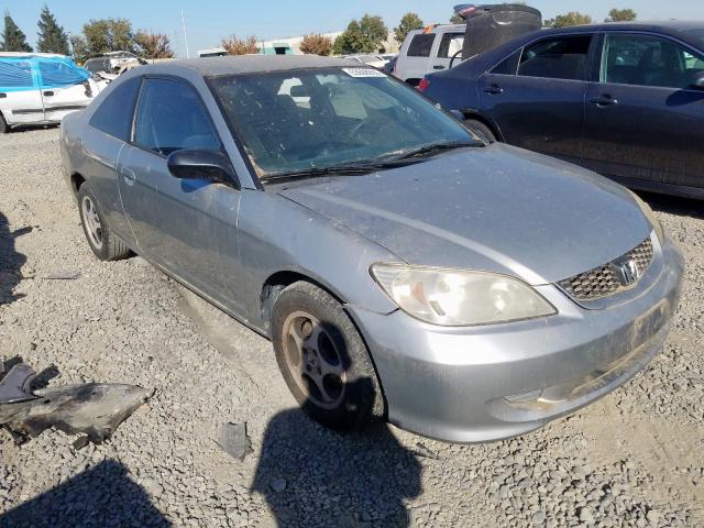 1HGEM22184L038755 - 2004 HONDA CIVIC DX V SILVER photo 1