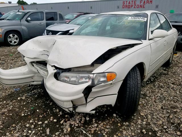 2G4WB52K931218779 - 2003 BUICK REGAL LS WHITE photo 2