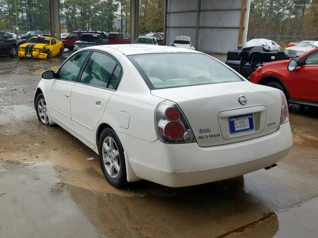 1N4AL11D35C257460 - 2005 NISSAN ALTIMA S WHITE photo 3