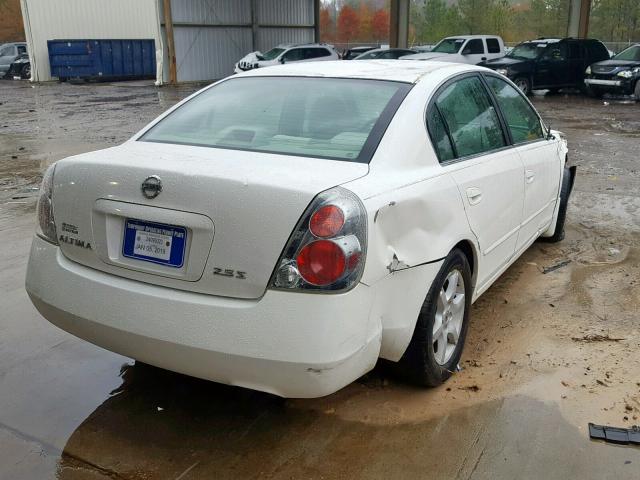 1N4AL11D35C257460 - 2005 NISSAN ALTIMA S WHITE photo 4