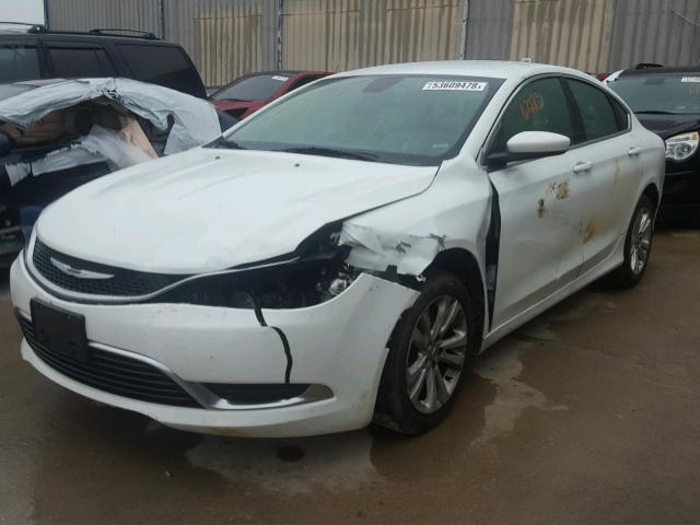 1C3CCCAB5FN701316 - 2015 CHRYSLER 200 LIMITE WHITE photo 2