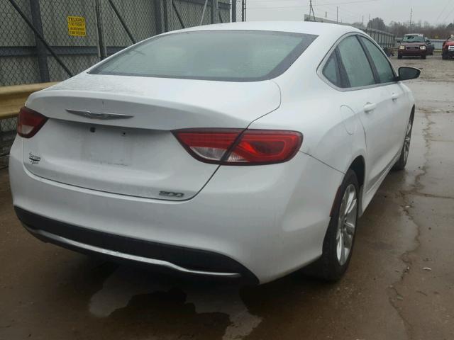 1C3CCCAB5FN701316 - 2015 CHRYSLER 200 LIMITE WHITE photo 4