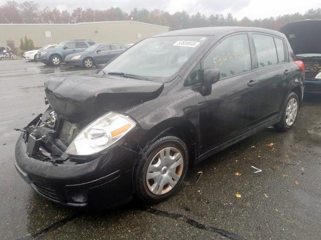 3N1BC1CP0AL445666 - 2010 NISSAN VERSA S BLACK photo 2