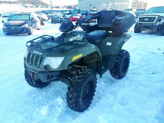 4UF16ATV7GT204375 - 2016 ARCTIC CAT ATV 500 GREEN photo 2