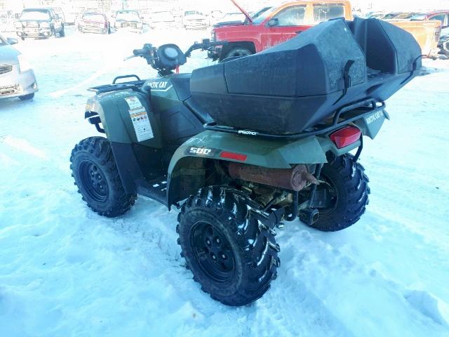4UF16ATV7GT204375 - 2016 ARCTIC CAT ATV 500 GREEN photo 3