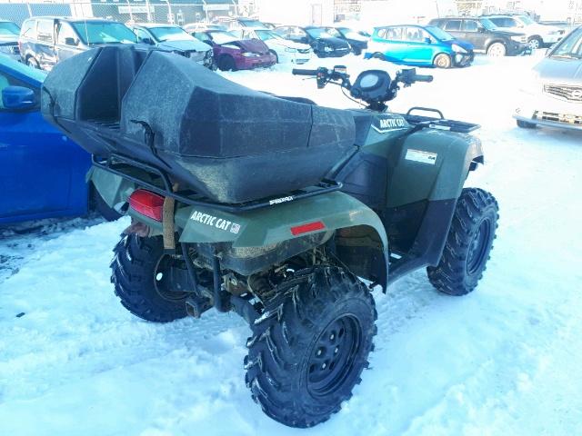 4UF16ATV7GT204375 - 2016 ARCTIC CAT ATV 500 GREEN photo 4