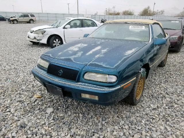 1C3EU4530RF288606 - 1994 CHRYSLER LEBARON BA GREEN photo 2