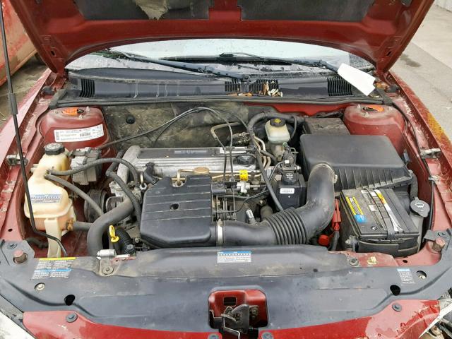 1G2NE52F83C258568 - 2003 PONTIAC GRAND AM S BURGUNDY photo 7