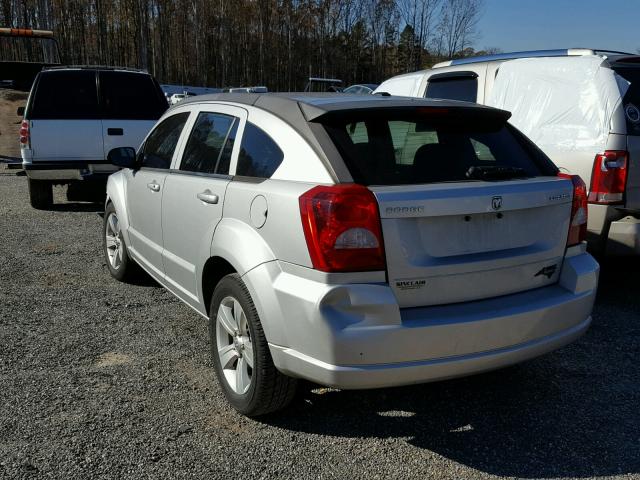 1B3CB3HA8BD121653 - 2011 DODGE CALIBER MA SILVER photo 3