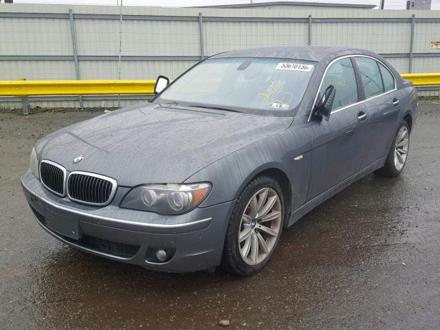 WBAHL83527DT10859 - 2007 BMW 750 GRAY photo 2