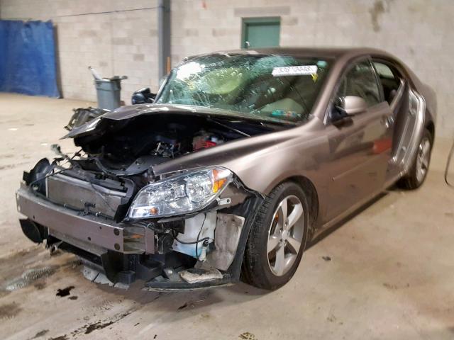 1G1ZC5E07CF324836 - 2012 CHEVROLET MALIBU 1LT CHARCOAL photo 2