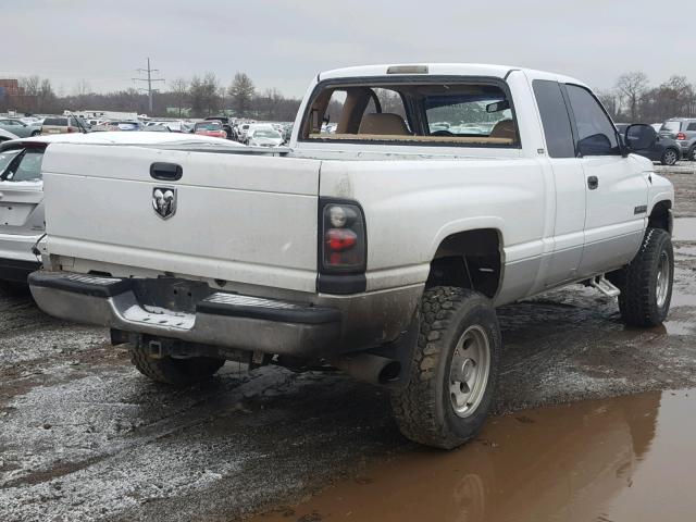 1B7KF2363WJ186686 - 1998 DODGE RAM 2500 WHITE photo 4