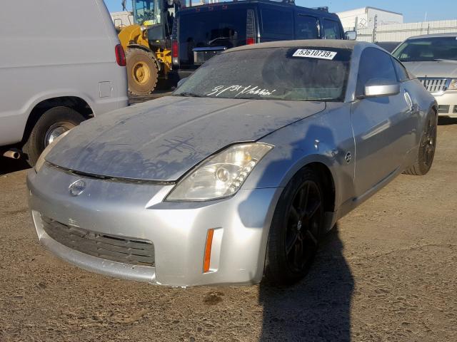 JN1AZ34E43T000932 - 2003 NISSAN 350Z COUPE SILVER photo 2