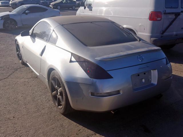 JN1AZ34E43T000932 - 2003 NISSAN 350Z COUPE SILVER photo 3