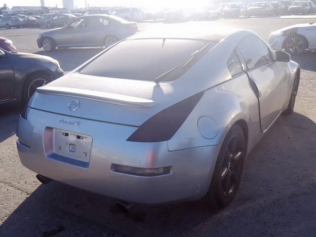 JN1AZ34E43T000932 - 2003 NISSAN 350Z COUPE SILVER photo 4