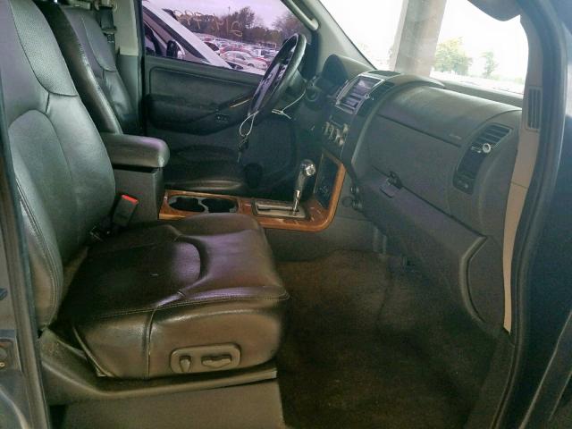 5N1AR18W46C666418 - 2006 NISSAN PATHFINDER BLUE photo 5