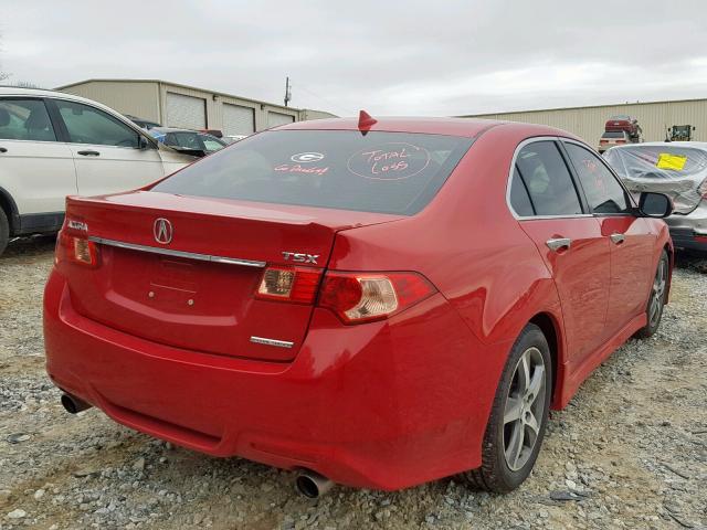 JH4CU2F82CC007401 - 2012 ACURA TSX SE RED photo 4