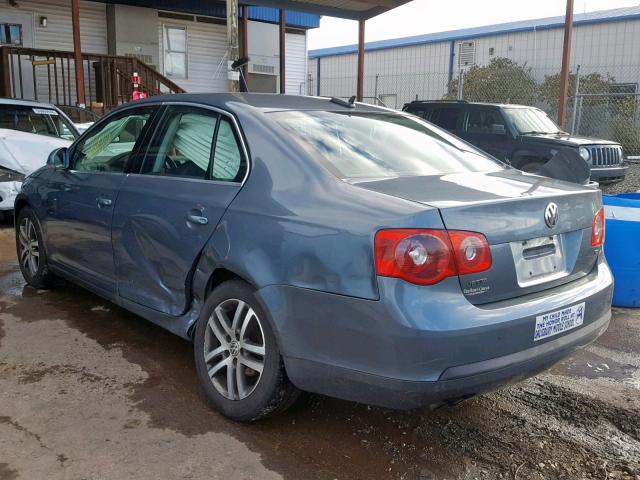 3VWST81K36M798527 - 2006 VOLKSWAGEN JETTA TDI BLUE photo 3