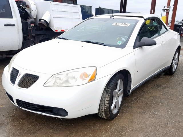 1G2ZH36N084291726 - 2008 PONTIAC G6 GT WHITE photo 2