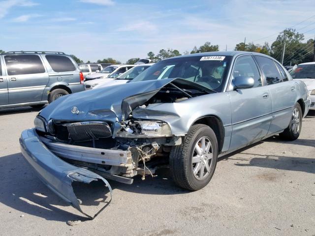 1G4CW54K244110675 - 2004 BUICK PARK AVENU BLUE photo 2