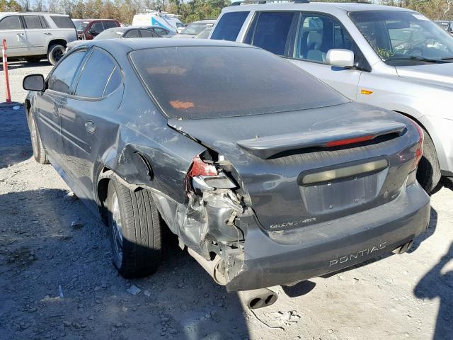 2G2WS522441329587 - 2004 PONTIAC GRAND PRIX GRAY photo 3