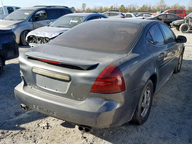 2G2WS522441329587 - 2004 PONTIAC GRAND PRIX GRAY photo 4