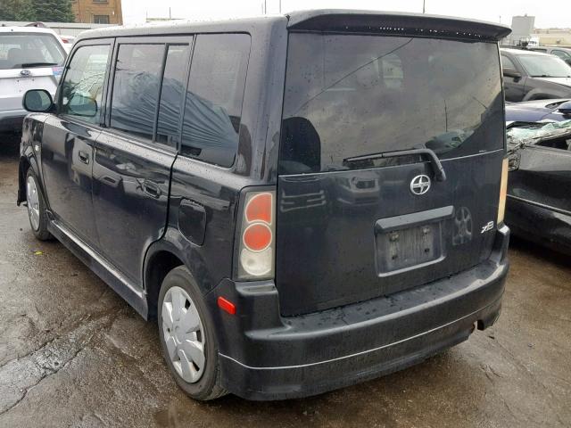 JTLKT324164031345 - 2006 TOYOTA SCION XB Siyah fotoğraf 3