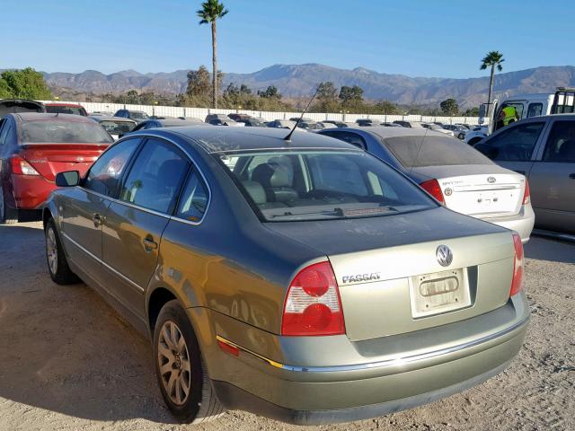 WVWPD63B71P068016 - 2001 VOLKSWAGEN PASSAT GLS GREEN photo 3