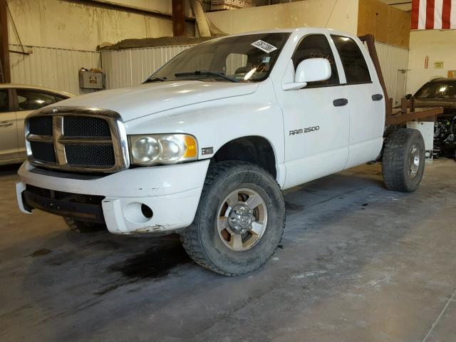 3D7KS28D15G764227 - 2005 DODGE RAM 2500 S WHITE photo 2