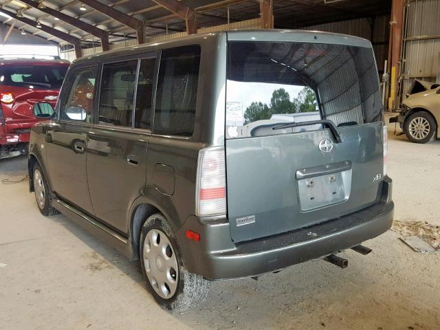 JTLKT324054015393 - 2005 TOYOTA SCION XB მწვანე ფოტო 3